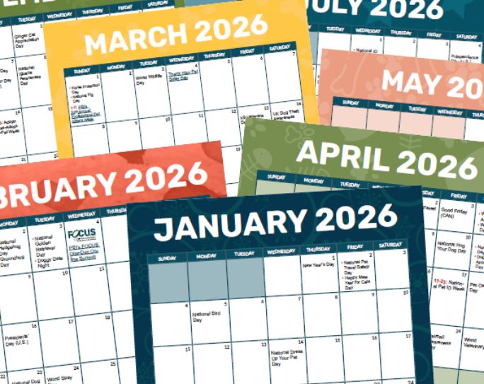 2026 Planning Calendar for Pet Sitters and Dog Walkers